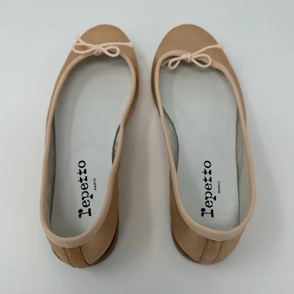 Repetto French CENDRILLON BALLET FLATS. Rose gold. French size 37. New no box. - Picture 3 of 4